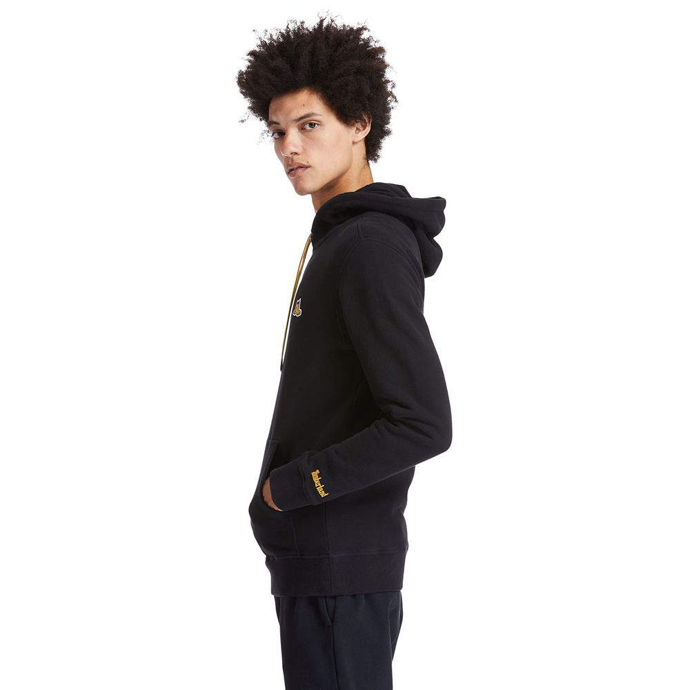 Sudadera Timberland Hombre Boot-Logo Hoodie Negras - Chile EHG-518326